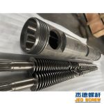 杰德 PE双壁波纹管挤出机平双、锥双螺杆机筒 塑化优良 挤出量大-星空网页版