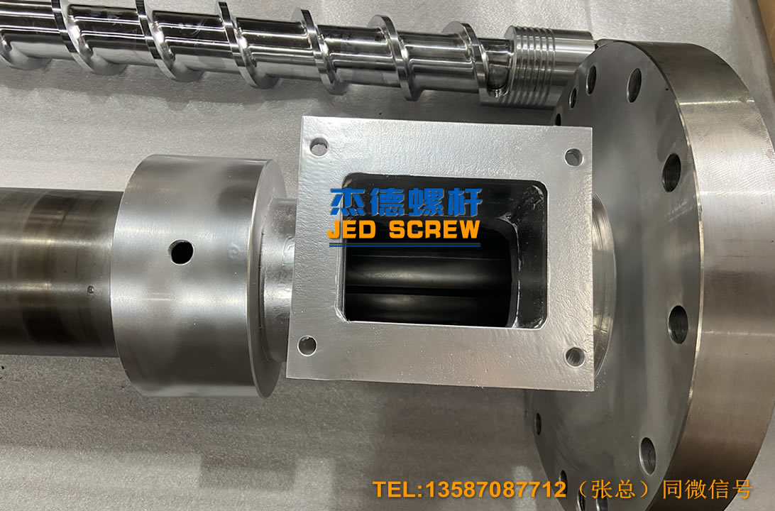 杰德 100/30螺杆机筒 配ZLYJ250减速箱 高精度 结构稳固 支持定制-星空网页版